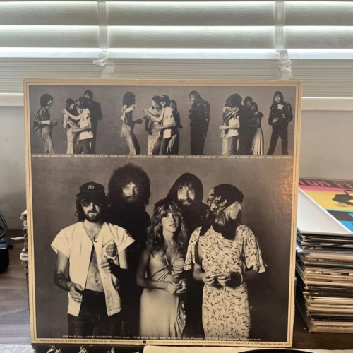 FLEETWOOD MAC - RUMOURS - US 1ST PRESS LP (1977) TEXTURED SLEEVE W/INSERT EX/EX - Image 4