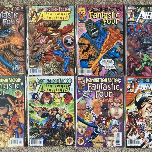 Domination factor: Avengers - Full series of 8 (1.1, 1.2, 2.3, 2.4, 3.5, 3.6, 4.7, 4.8) - Image 1