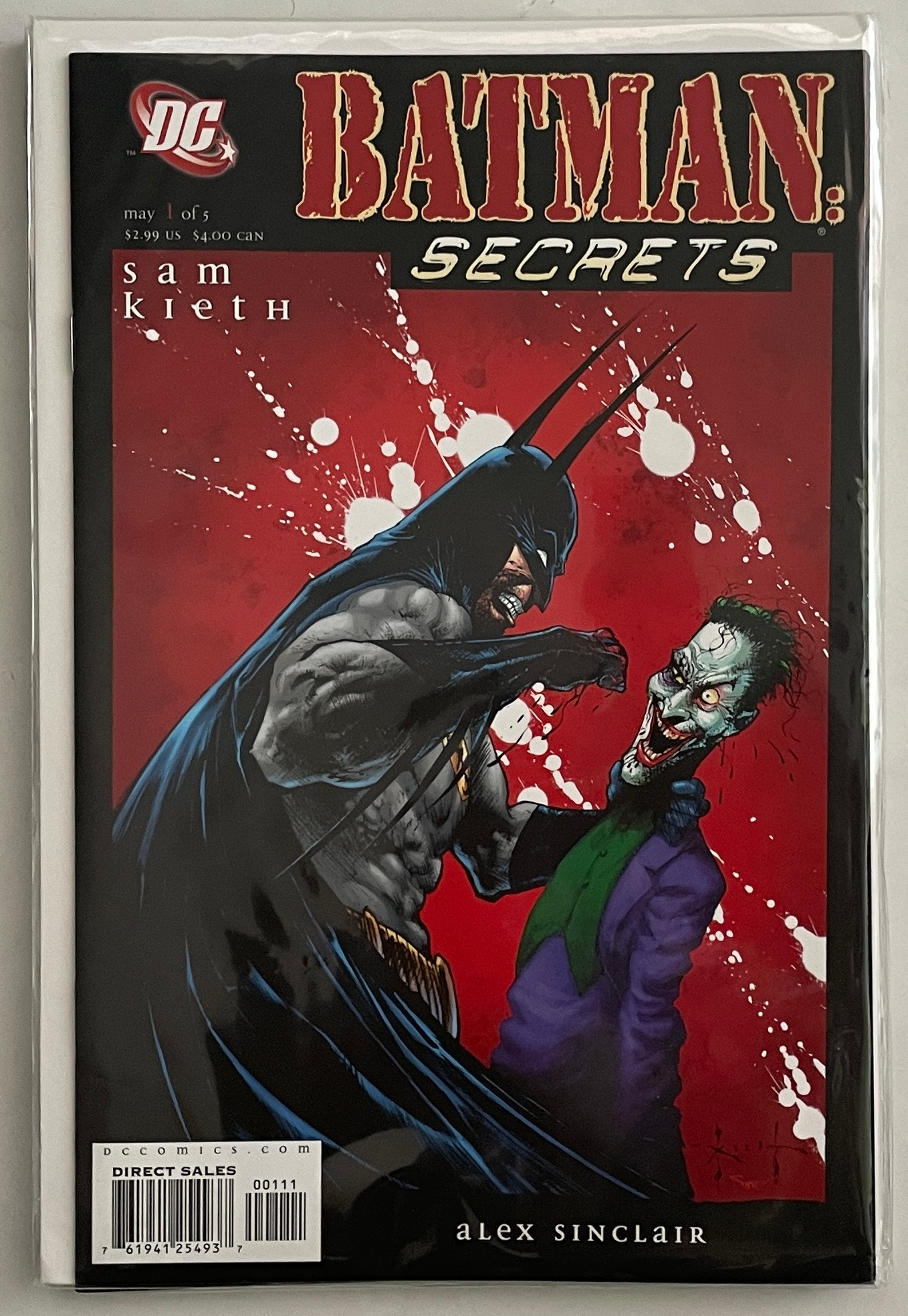 Batman Secrets #1 to #5