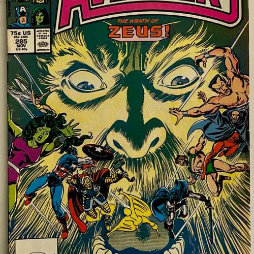 The Avengers Volume 1 - #285: The Wrath of Zeus! - Image 1